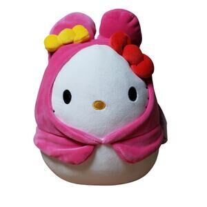 Squishmallows Hello Kitty‎ Plush 10" Pink My Melody Outfit Kawaii Cutesy New